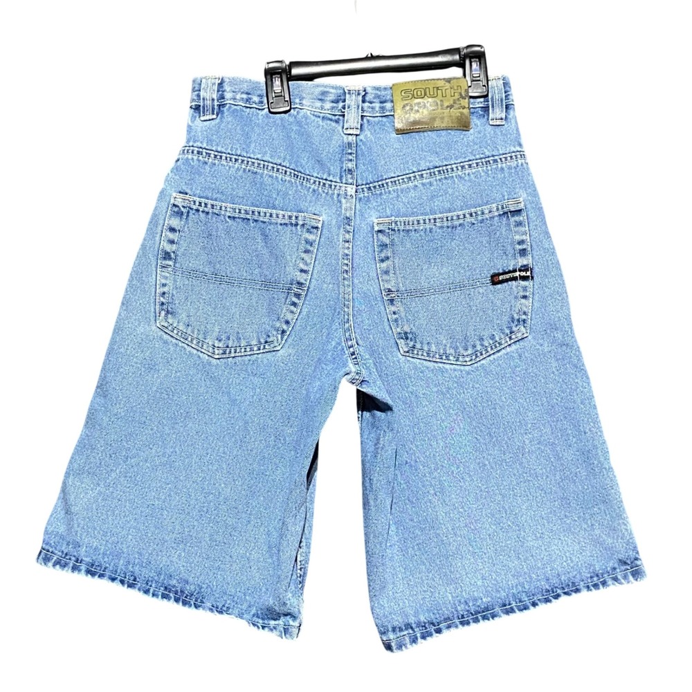 Southpole‎ Vintage Mens 28 Baggy Denim Shorts Jorts Y2K Streetwear Skater 90s